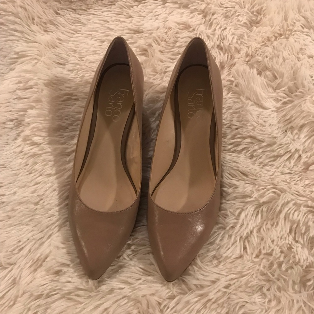 Franco Sarto nude heels 6.5